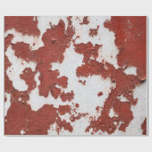 古いテクスチャの背景にひびの入ったコンクリートヴィンテージが表示されました ラッピングペーパー (フラット)