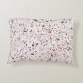 古いテラッツォのテクスチャ、ハンパーパターン。 アクセントクッション (裏面)