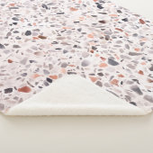 古いテラッツォのテクスチャ、ハンパーパターン。 シェルパブランケット (3/4)