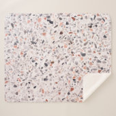 古いテラッツォのテクスチャ、ハンパーパターン。 シェルパブランケット (正面(横))