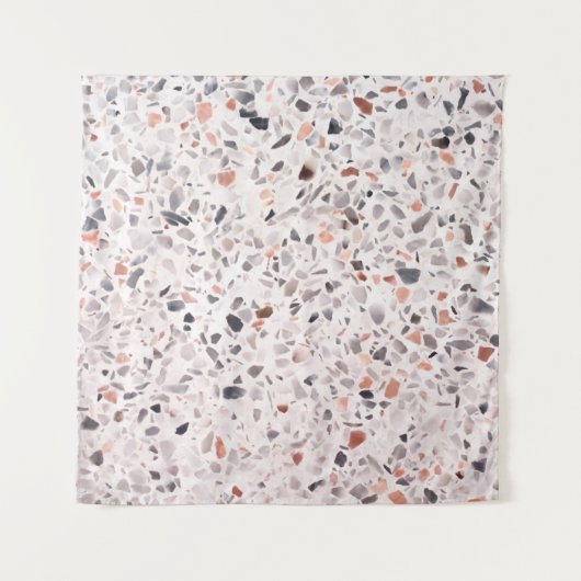 古いテラッツォのテクスチャ、ハンパーパターン。 タペストリー (正面)