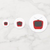 古いテレビ コンフェッティ (正面)