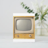 古いテレビ ポストカード (スタンド正面)
