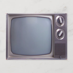 古いテレビ ポストカード