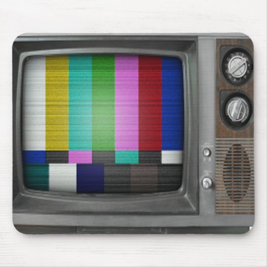 古いテレビ マウスパッド (正面)