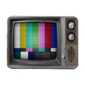 古いテレビ マグネット (横)