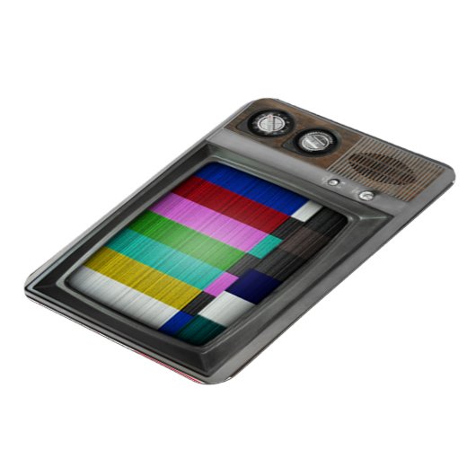 古いテレビ マグネット (左側)