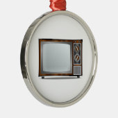 古いテレビ メタルオーナメント (右)