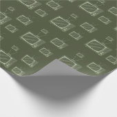 古いテレビ ラッピングペーパー (角)