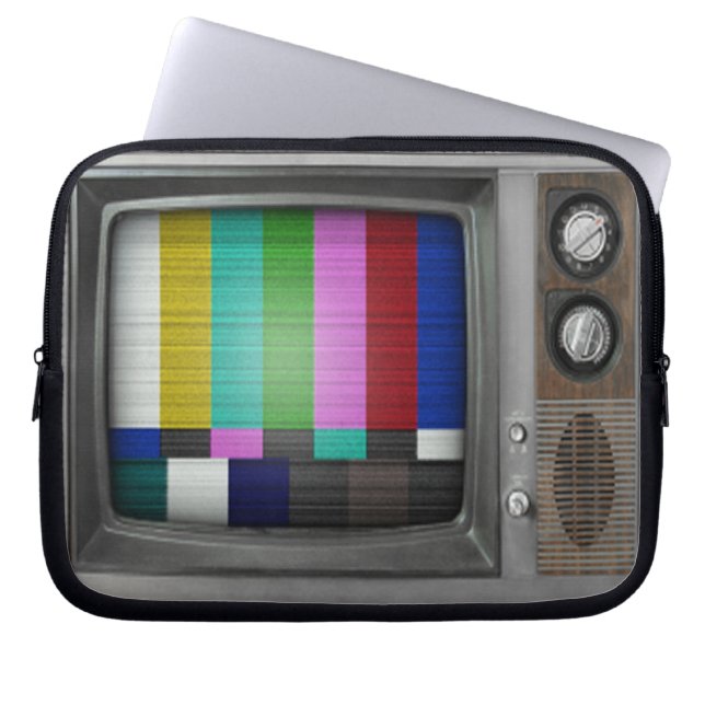 古いテレビ ラップトップスリーブ (正面)