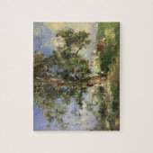 古いトネリコ(キャンバスの油) ジグソーパズル (縦)