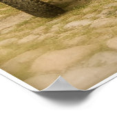 古いトラクターのキャンバス印刷 ポスター (角)