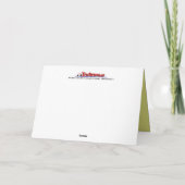 古いトラクターのクリスマスカード：クリスマスシーズン シーズンカード (裏面)