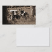 古いトラクターの名刺 名刺 (正面/裏面)