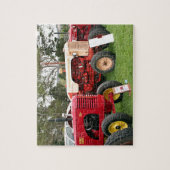 古いトラクター農業機械2 ジグソーパズル (縦)