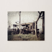 古いトラクター ジグソーパズル (横)