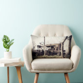 古いトラクター ランバークッション (椅子)