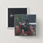 古いトラクター 缶バッジ (正面&裏面)