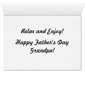 古いトラックとテペおじいちゃん父の日のカード (内部横(下))