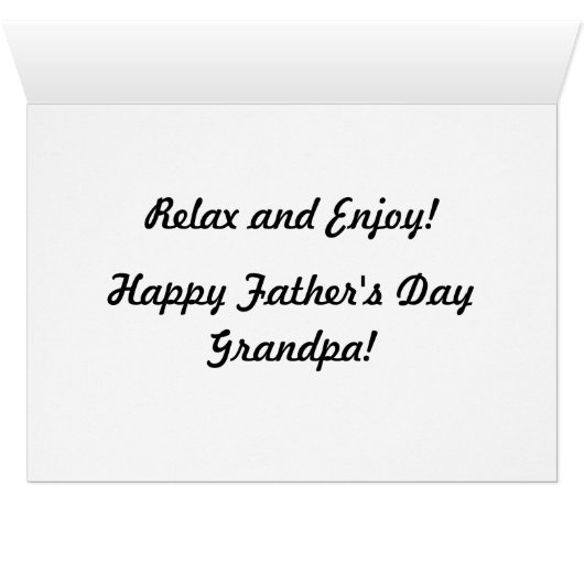 古いトラックとテペおじいちゃん父の日のカード (内部横(下))