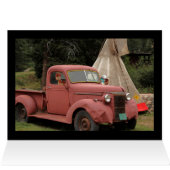 古いトラックとテペおじいちゃん父の日のカード (内部横(上))