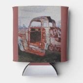 古いトラックはクーラー 缶クーラー (正面)