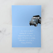 古いトラックカーカードカスタマイズ カード (内部)