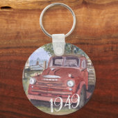 古いトラックキーチェーン キーホルダー (正面)