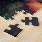 古いトラック錆バケットヴィンテージの特大 ジグソーパズル (側面)