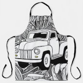 古いトラック エプロン (正面)