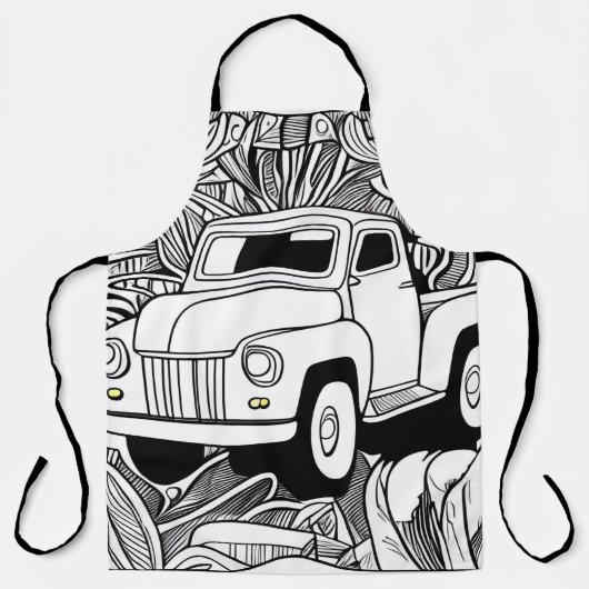 古いトラック エプロン (正面)