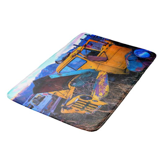 古いトラック バスマット (アングル)