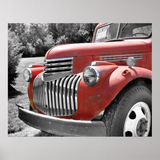 古いトラック ポスター (正面)