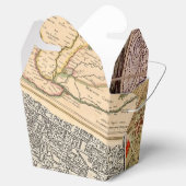 古いトラベルマップヴィンテージコラージュ フェイバーボックス (オープン)