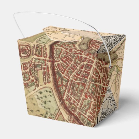 古いトラベルマップヴィンテージコラージュ フェイバーボックス (裏面サイド)