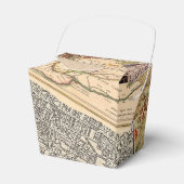 古いトラベルマップヴィンテージコラージュ フェイバーボックス (正面サイド)