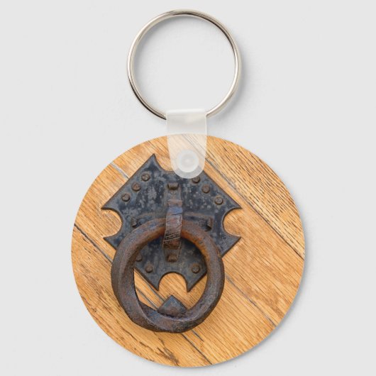 古いドアノッカー キーホルダー (正面)