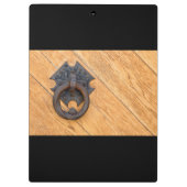 古いドアノッカー クリップボード (裏面)