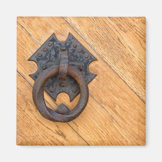 古いドアノッカー マグネット (正面)