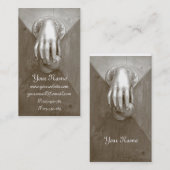 古いドアノッカー 名刺 (正面/裏面)