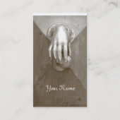 古いドアノッカー 名刺 (裏面)