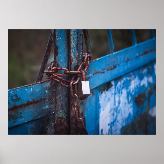 古いドアロック ポスター (正面)