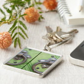 古いドア キーホルダー (側面)