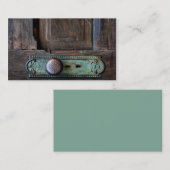 古いドア・ノブの名刺3.5 x 2 100 pk 名刺 (正面/裏面)