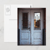 古いドア ポストカード (正面/裏面)