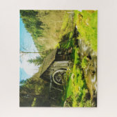古いドイツの水車。ジグソーパズル ジグソーパズル (縦)