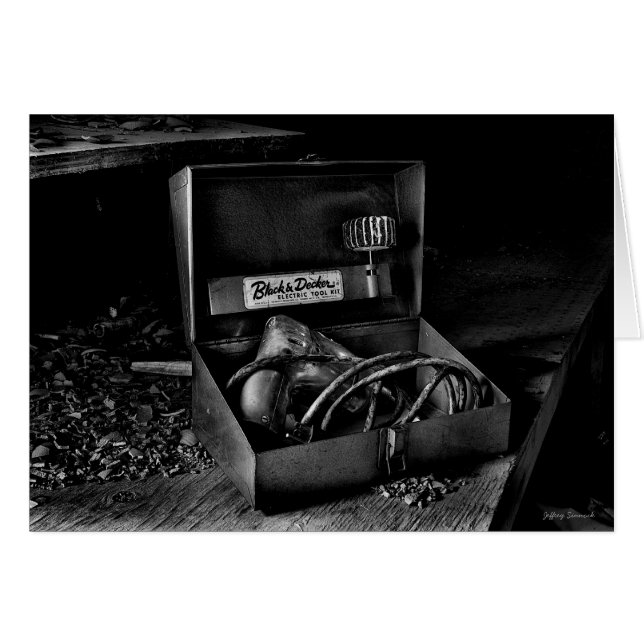 古いドリル (正面横)