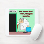 古いナース マウスパッド (マウス)