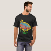 古いニジマス Tシャツ (正面フル)