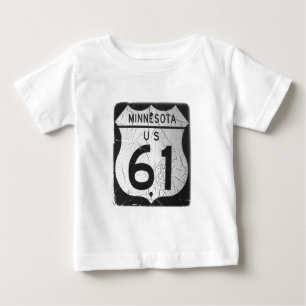 古いハイウェー61の印 ベビーTシャツ